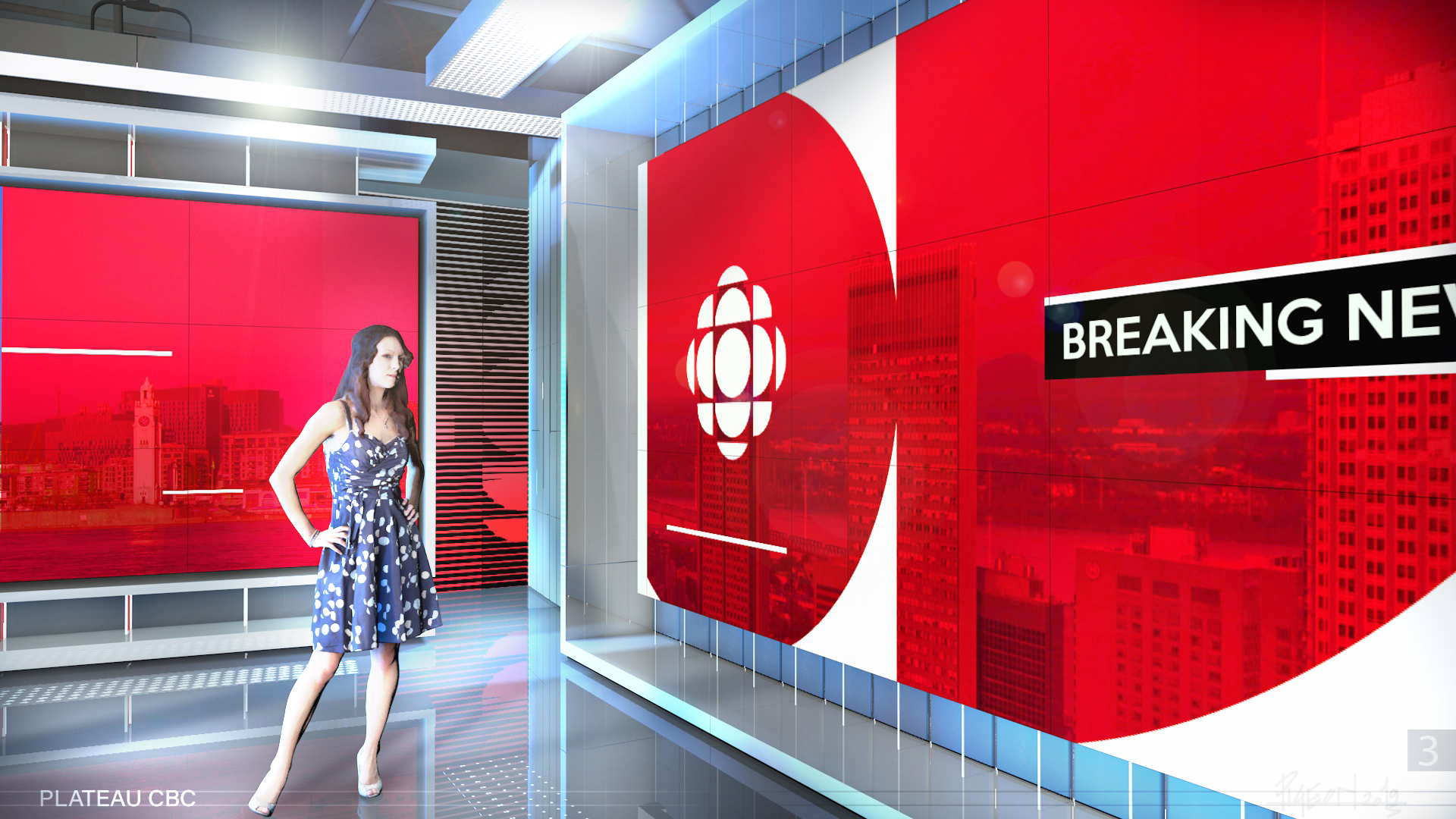 Studio Nouvelles CBC Nouvelle Maison Radio-Canada